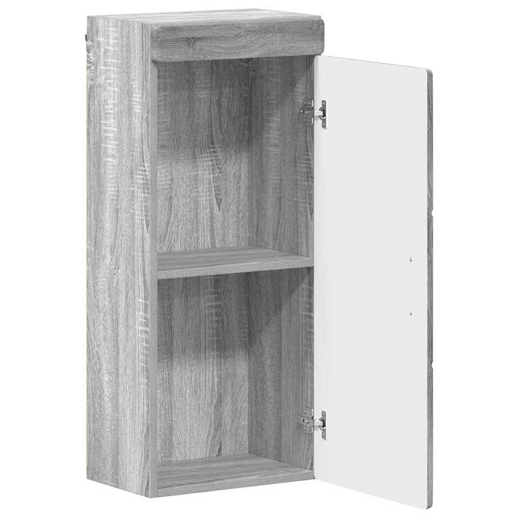 Bathroom Wall Cabinet TULUM Grey Sonoma 37 x 24.5 x 86 cm
