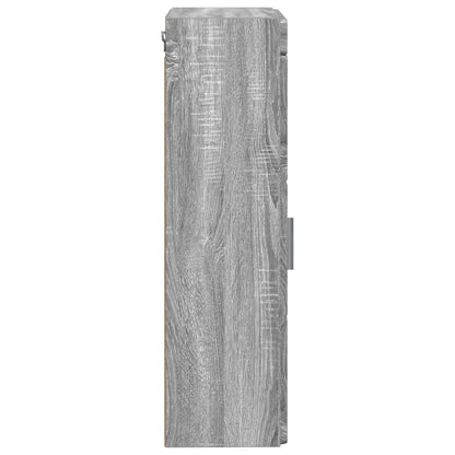 Bathroom Wall Cabinet TULUM Grey Sonoma 37 x 24.5 x 86 cm