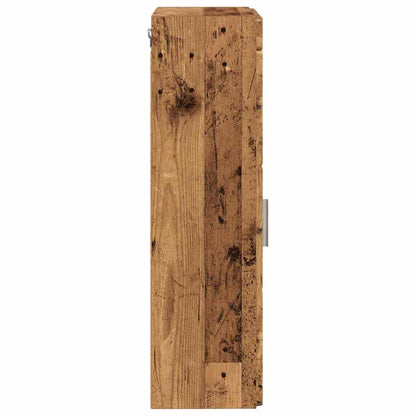 Bathroom Wall Cabinet TULUM Old Wood 37 x 24.5 x 86 cm