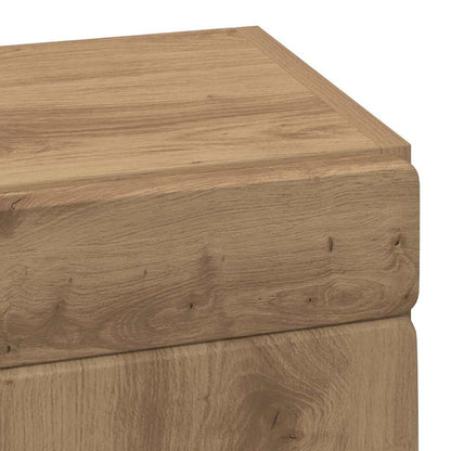 Bathroom Wall Cabinet TULUM Artisan Oak 37 x 24.5 x 86 cm