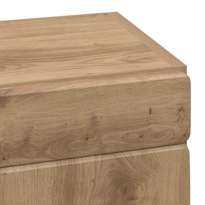 Bathroom Wall Cabinet TULUM Artisan Oak 37 x 24.5 x 86 cm