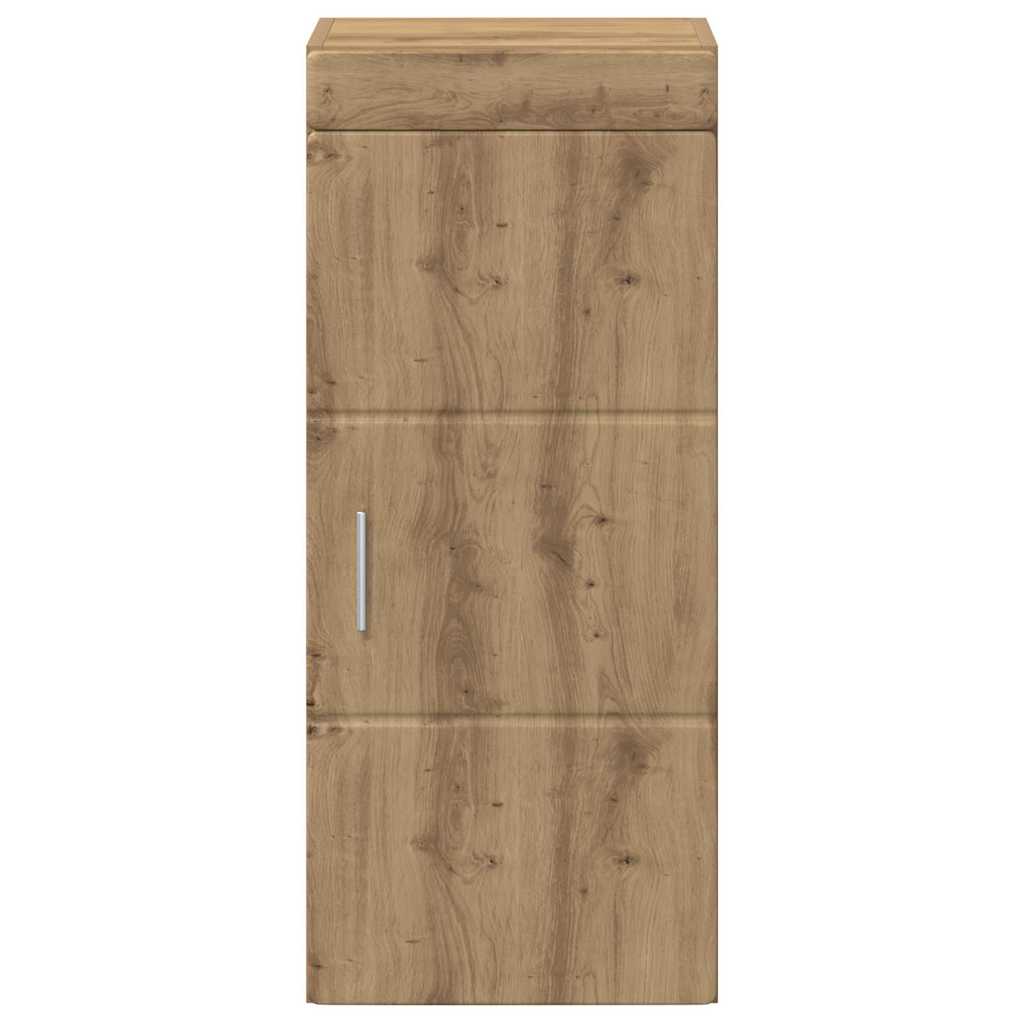 Bathroom Wall Cabinet TULUM Artisan Oak 37 x 24.5 x 86 cm