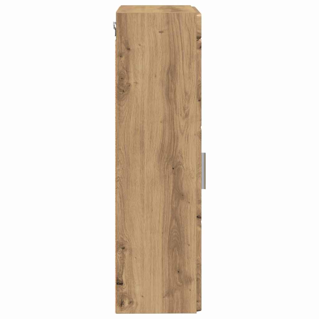 Bathroom Wall Cabinet TULUM Artisan Oak 37 x 24.5 x 86 cm