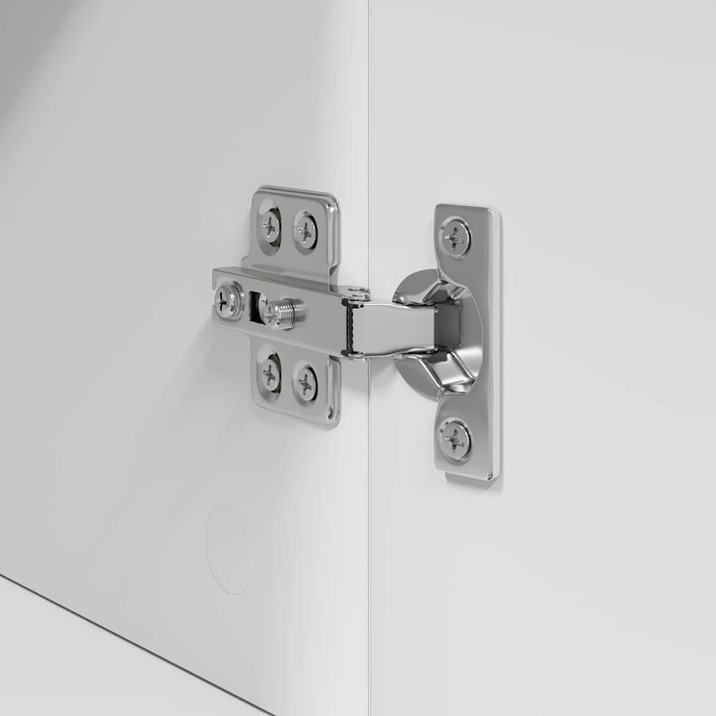 Bathroom Cabinet Set with Drawer TULUM White 37 x 31.5 x 82 cm