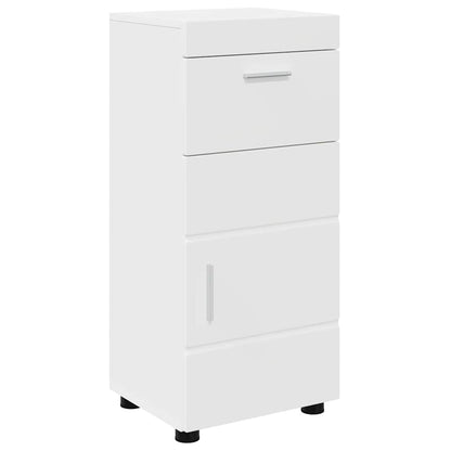 Bathroom Cabinet Set with Drawer TULUM White 37 x 31.5 x 82 cm