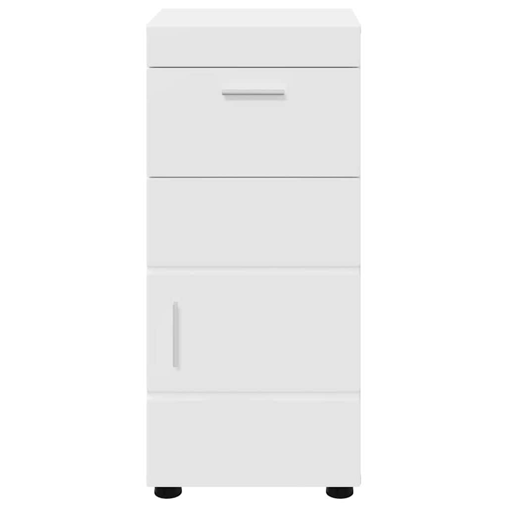 Bathroom Cabinet Set with Drawer TULUM White 37 x 31.5 x 82 cm