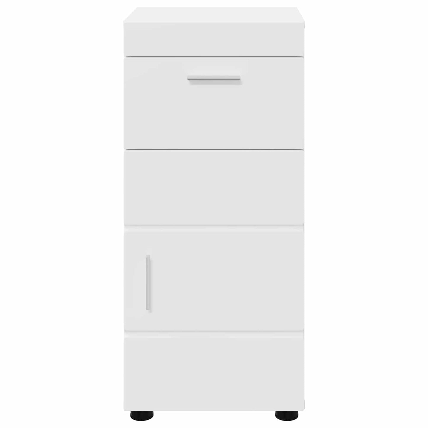 Bathroom Cabinet Set with Drawer TULUM White 37 x 31.5 x 82 cm