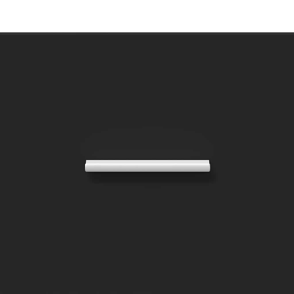 Bathroom Cabinet Set with Drawer TULUM Black 37 x 31.5 x 82 cm