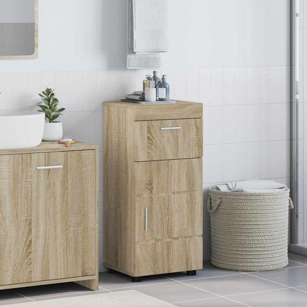 Bathroom Cabinet Set TULUM Sonoma Oak 37 x 31.5 x 82 cm