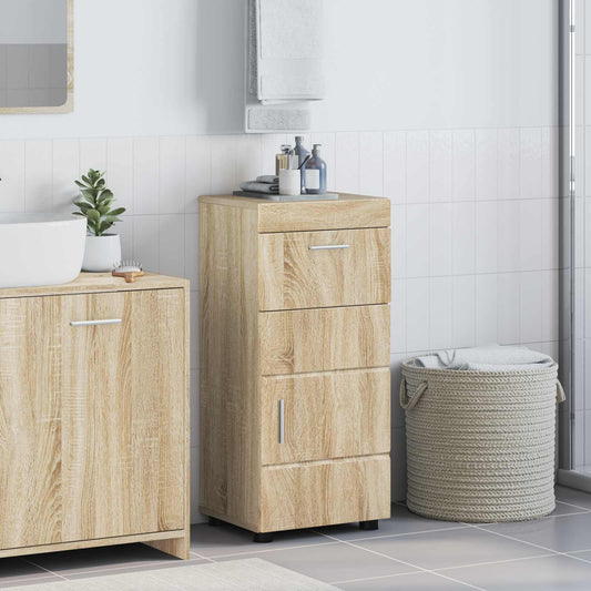 Bathroom Cabinet Set TULUM Sonoma Oak 37 x 31.5 x 82 cm
