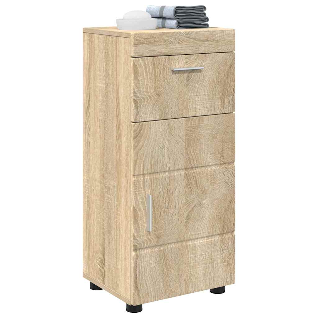 Bathroom Cabinet Set TULUM Sonoma Oak 37 x 31.5 x 82 cm