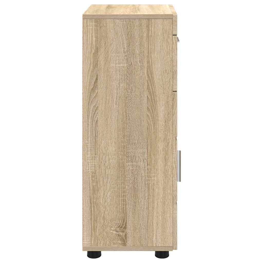 Bathroom Cabinet Set TULUM Sonoma Oak 37 x 31.5 x 82 cm