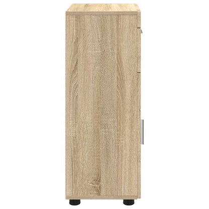 Bathroom Cabinet Set TULUM Sonoma Oak 37 x 31.5 x 82 cm