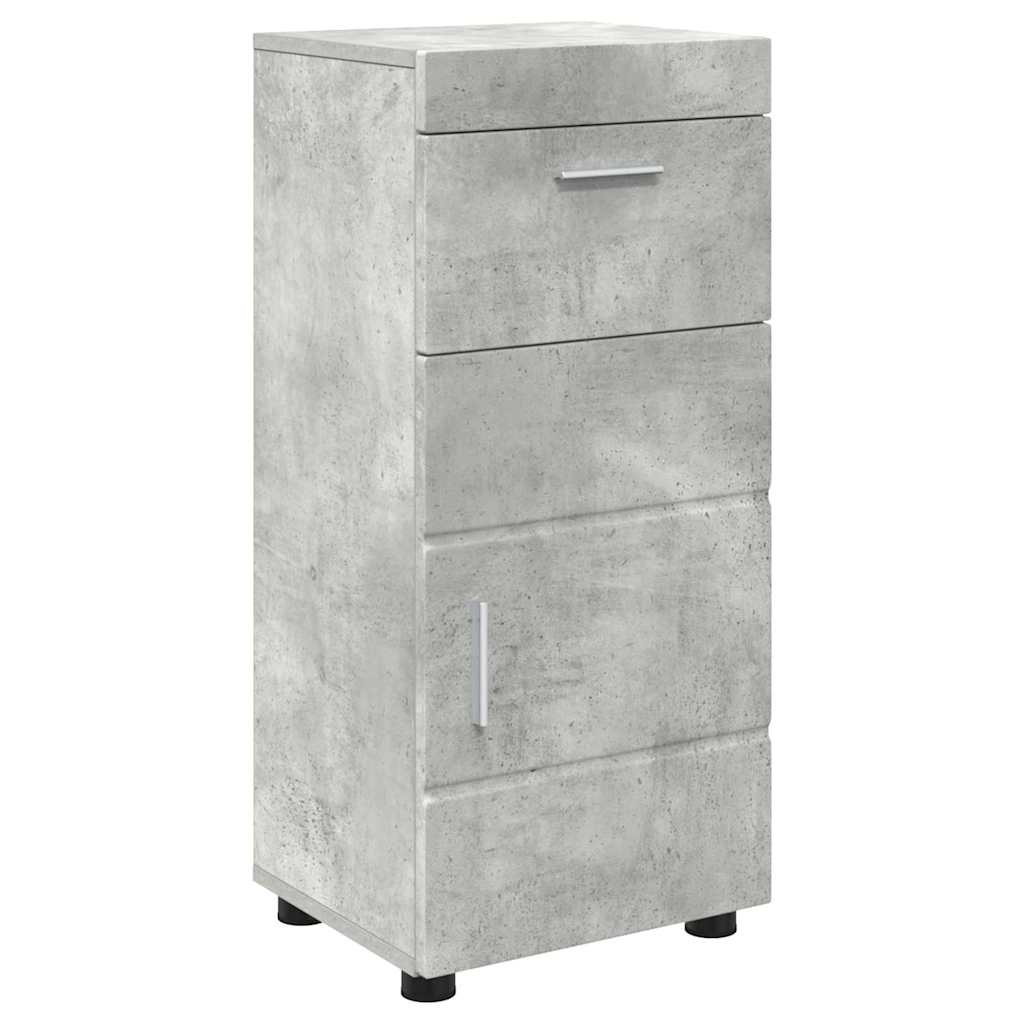 Bathroom Cabinet Set TULUM Concrete Grey 37 x 31.5 x 82 cm