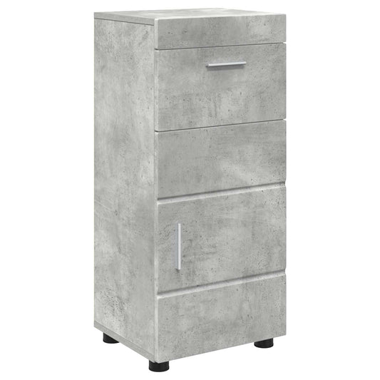 Bathroom Cabinet Set TULUM Concrete Grey 37 x 31.5 x 82 cm