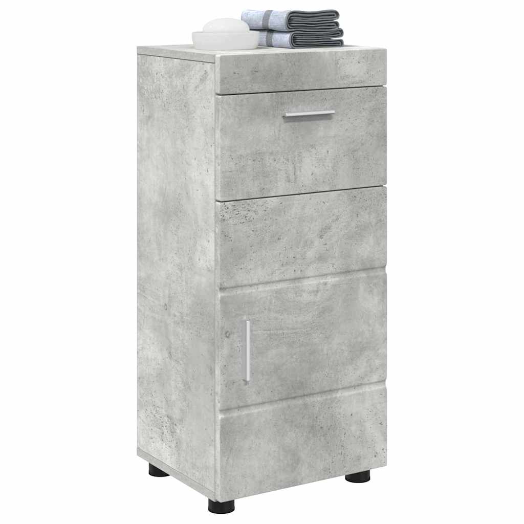 Bathroom Cabinet Set TULUM Concrete Grey 37 x 31.5 x 82 cm