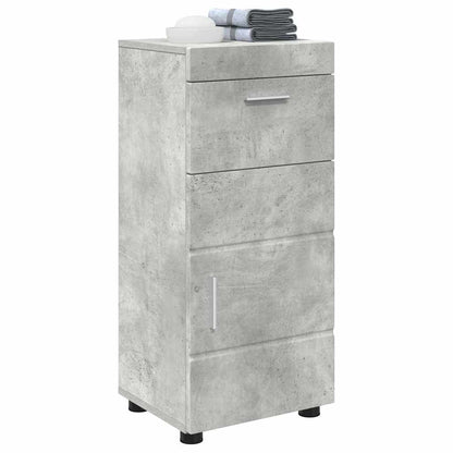 Bathroom Cabinet Set TULUM Concrete Grey 37 x 31.5 x 82 cm