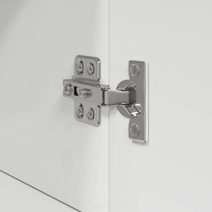 Bathroom Cabinet Set TULUM High Gloss White 37 x 31.5 x 82 cm