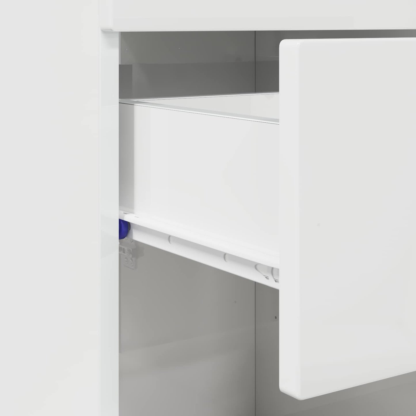 Bathroom Cabinet Set TULUM High Gloss White 37 x 31.5 x 82 cm
