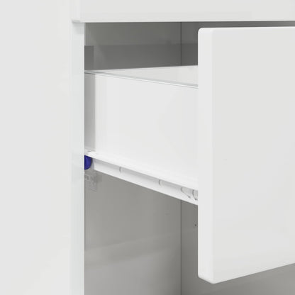 Bathroom Cabinet Set TULUM High Gloss White 37 x 31.5 x 82 cm