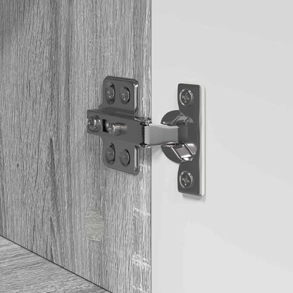 Bathroom Cabinet Set TULUM Grey Sonoma 37 x 31.5 x 82 cm