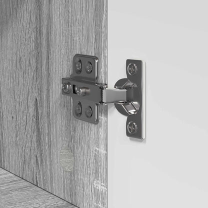 Bathroom Cabinet Set TULUM Grey Sonoma 37 x 31.5 x 82 cm