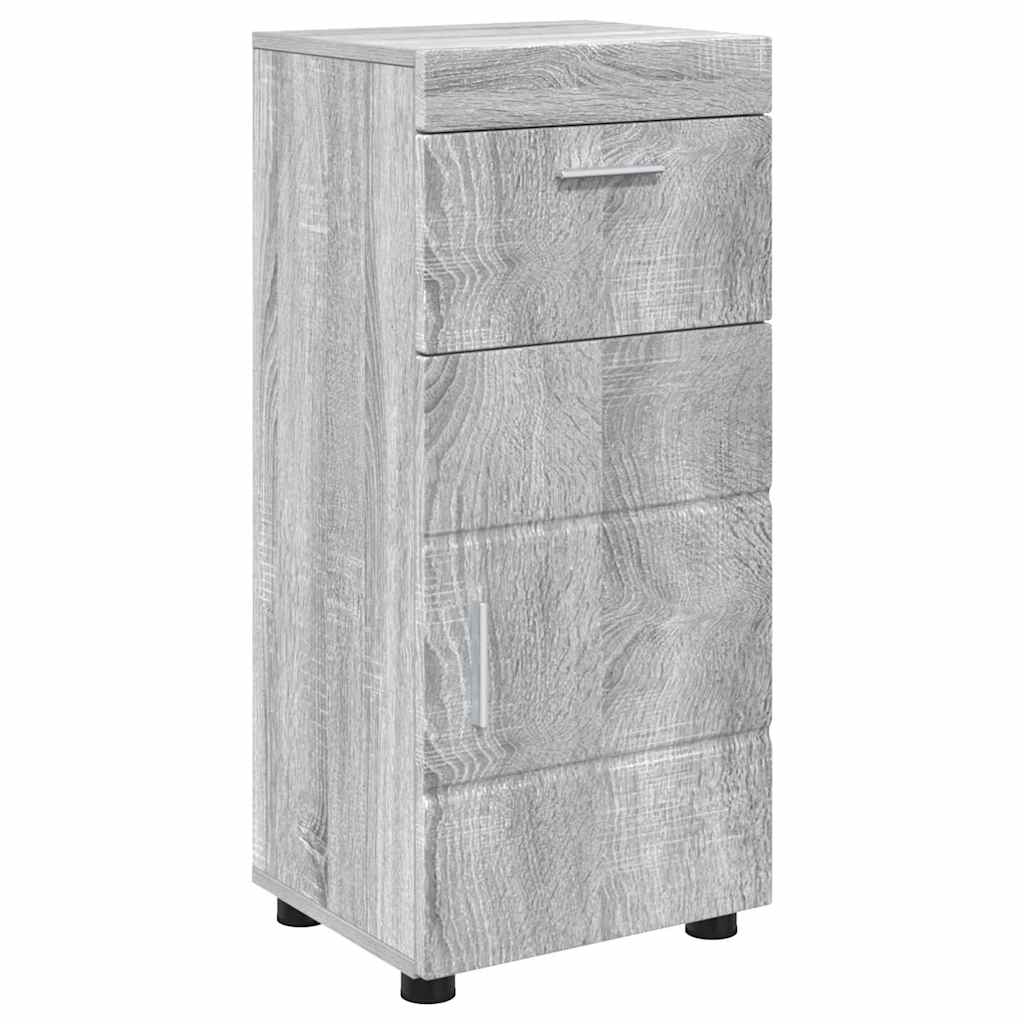 Bathroom Cabinet Set TULUM Grey Sonoma 37 x 31.5 x 82 cm