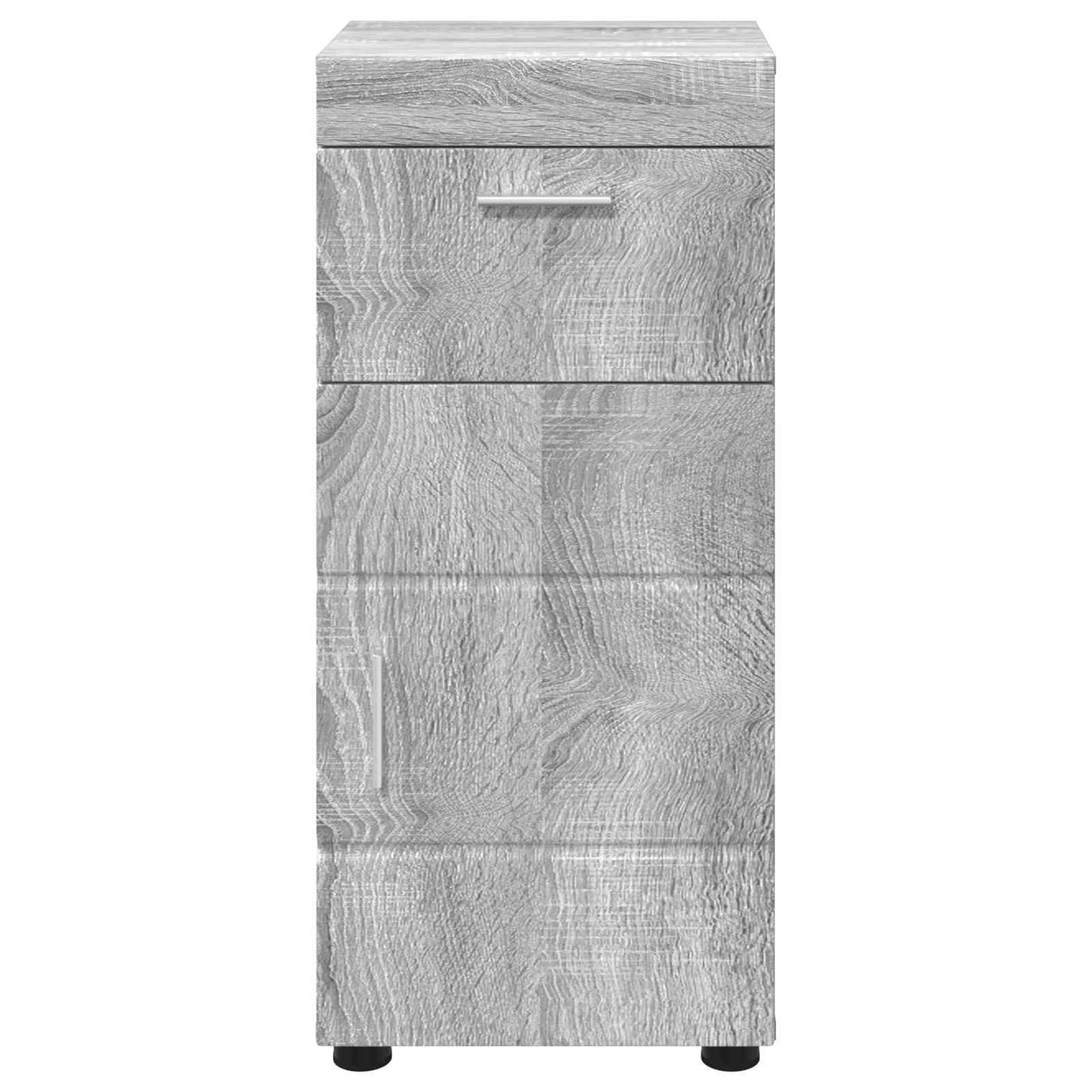 Bathroom Cabinet Set TULUM Grey Sonoma 37 x 31.5 x 82 cm