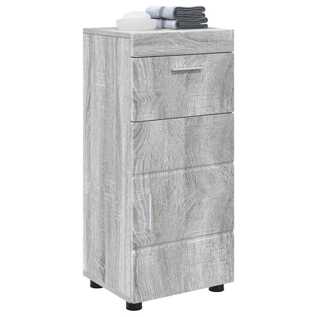 Bathroom Cabinet Set TULUM Grey Sonoma 37 x 31.5 x 82 cm