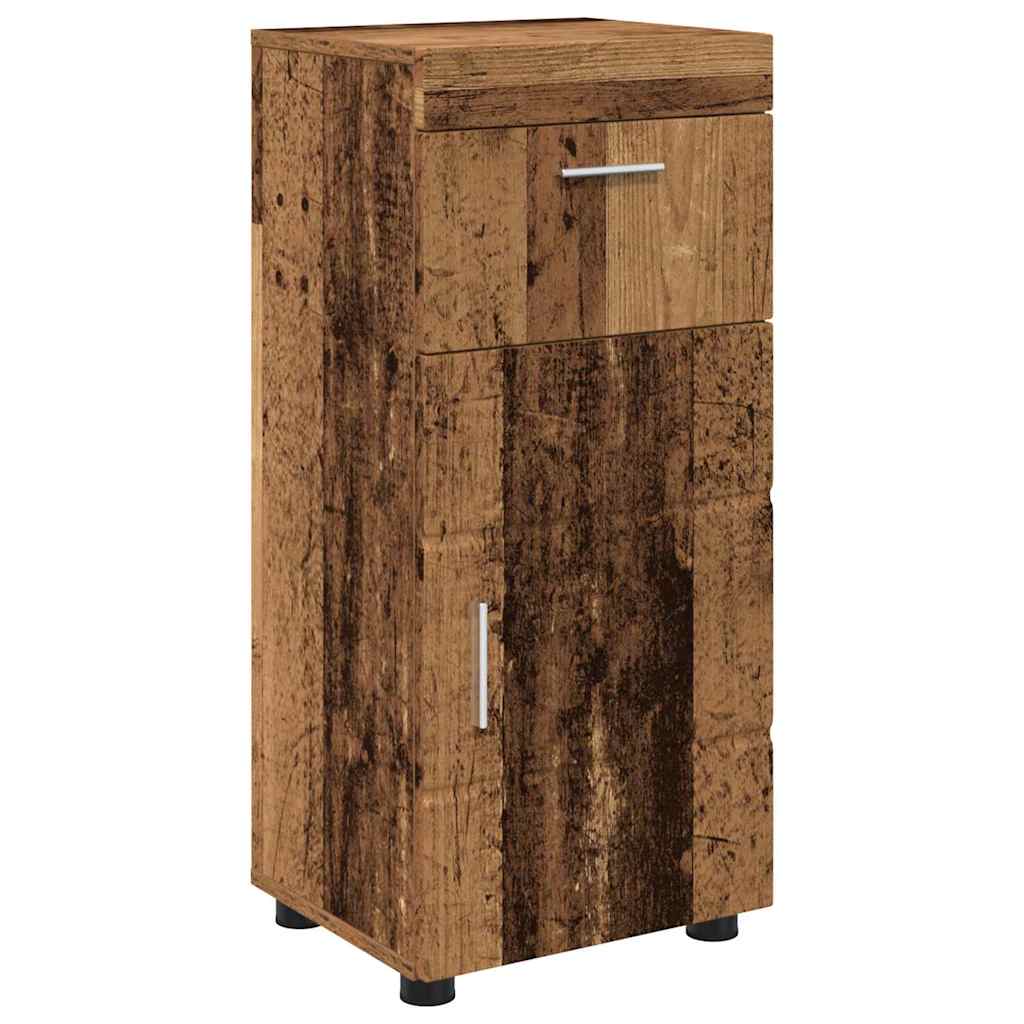 Bathroom Cabinet Set TULUM Old Wood 37 x 31.5 x 82 cm