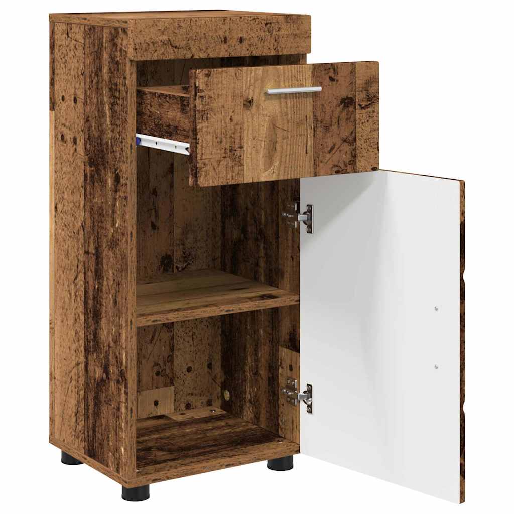 Bathroom Cabinet Set TULUM Old Wood 37 x 31.5 x 82 cm