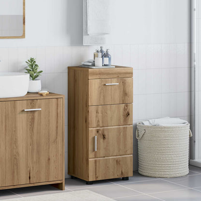 Bathroom Cabinet Set TULUM Artisan Oak 37 x 31.5 x 82 cm