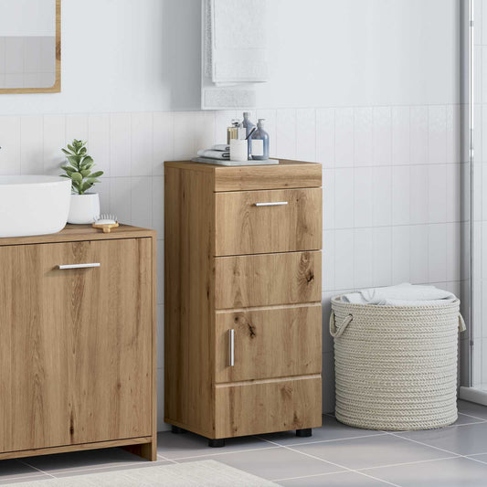 Bathroom Cabinet Set TULUM Artisan Oak 37 x 31.5 x 82 cm