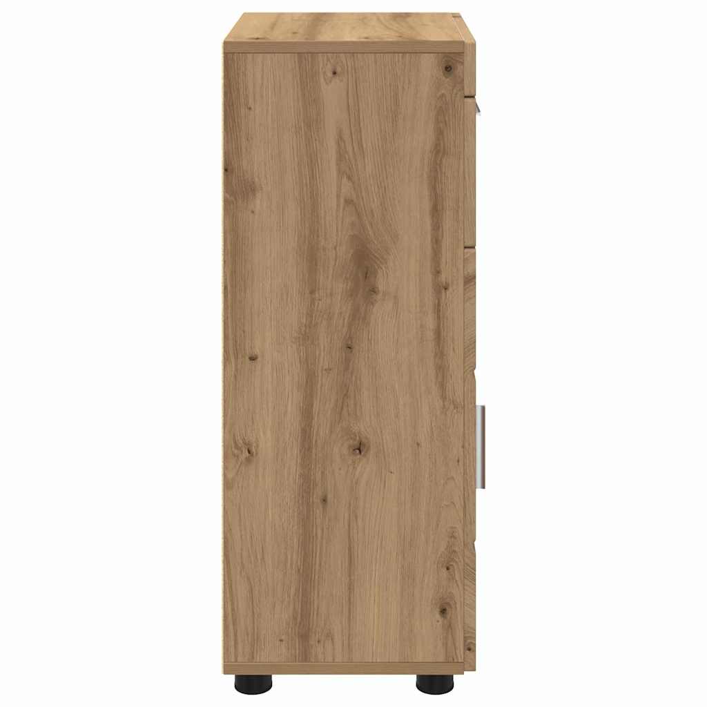 Bathroom Cabinet Set TULUM Artisan Oak 37 x 31.5 x 82 cm