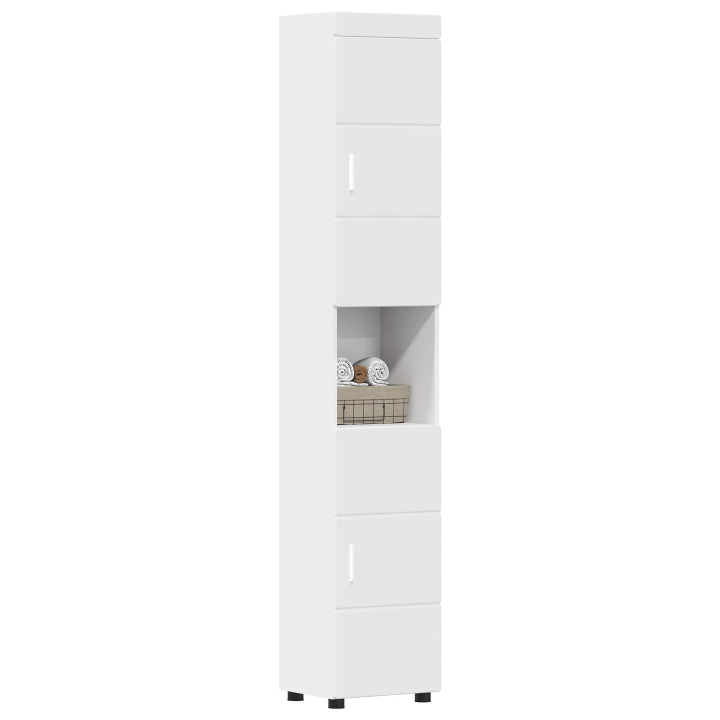Bathroom Cabinet Set TULUM White 37 x 31.5 x 203 cm