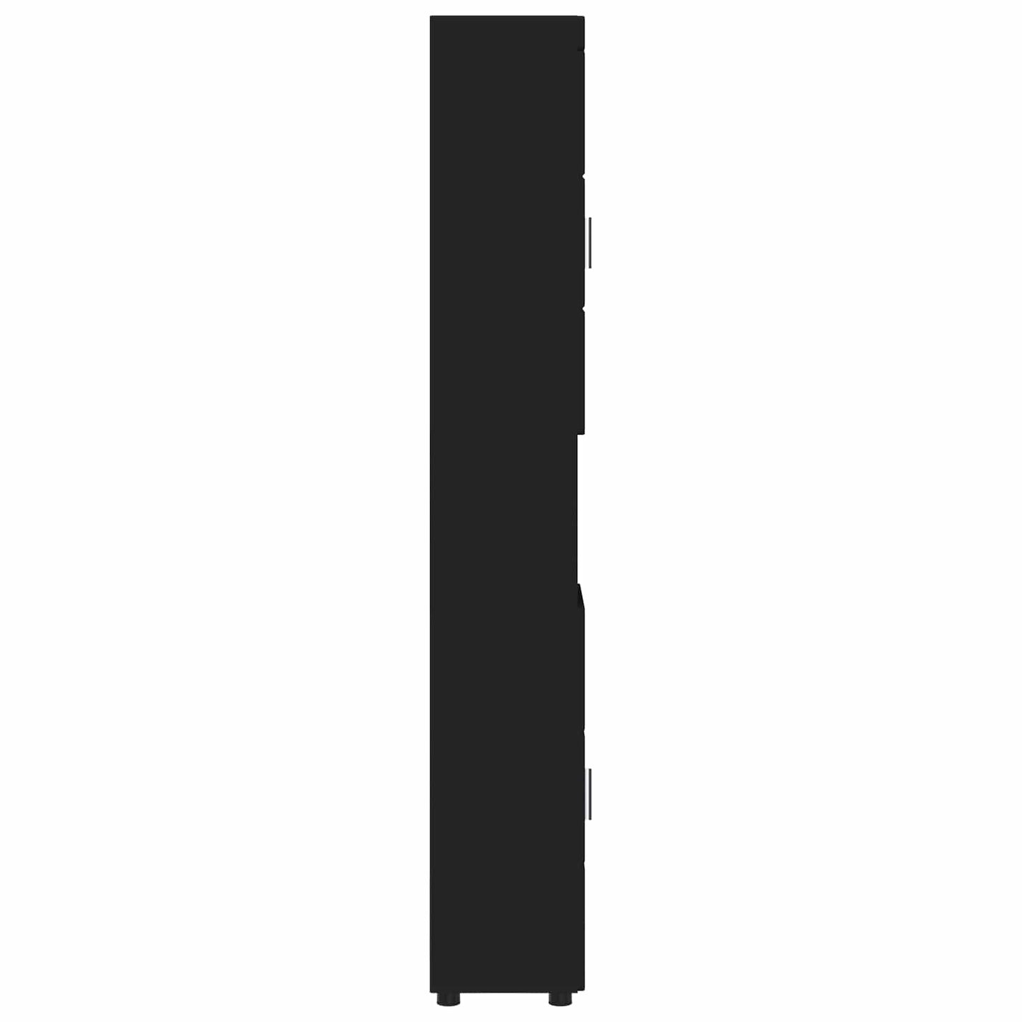 Bathroom Cabinet Set TULUM Black 37 x 31.5 x 203 cm