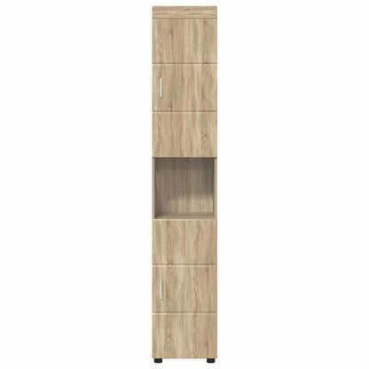Bathroom Cabinet Set TULUM Sonoma Oak 37 x 31.5 x 203 cm