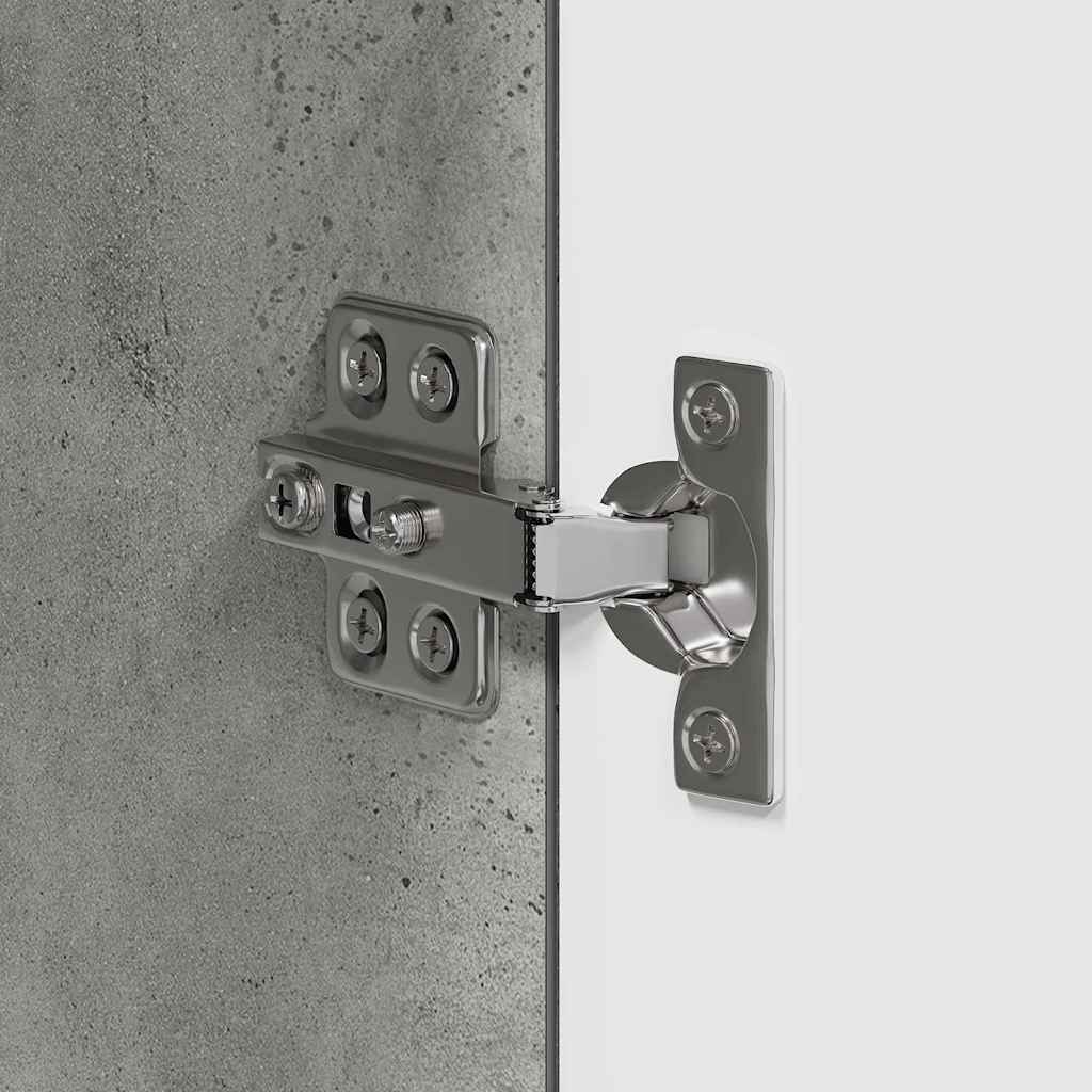 Bathroom Cabinet Set TULUM Concrete Grey 37 x 31.5 x 203 cm