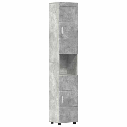 Bathroom Cabinet Set TULUM Concrete Grey 37 x 31.5 x 203 cm