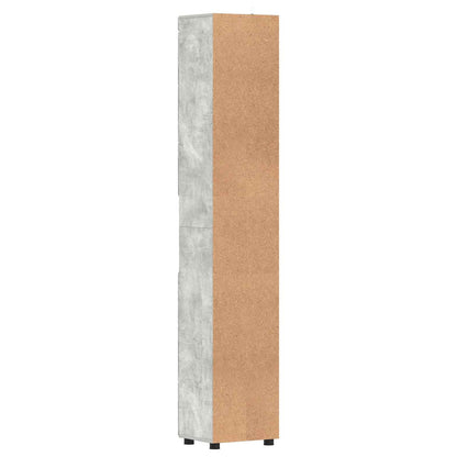 Bathroom Cabinet Set TULUM Concrete Grey 37 x 31.5 x 203 cm