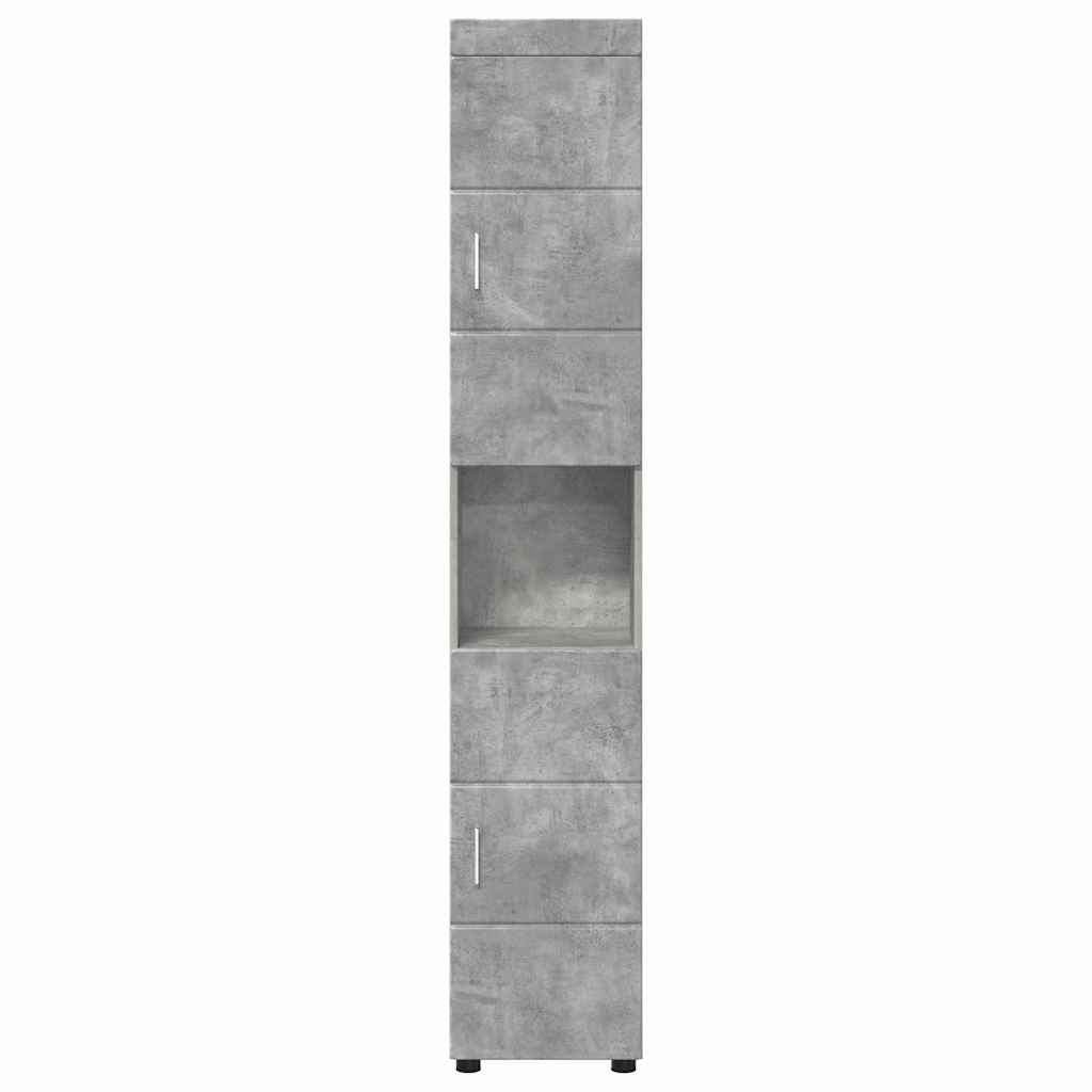 Bathroom Cabinet Set TULUM Concrete Grey 37 x 31.5 x 203 cm