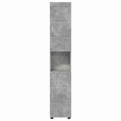 Bathroom Cabinet Set TULUM Concrete Grey 37 x 31.5 x 203 cm