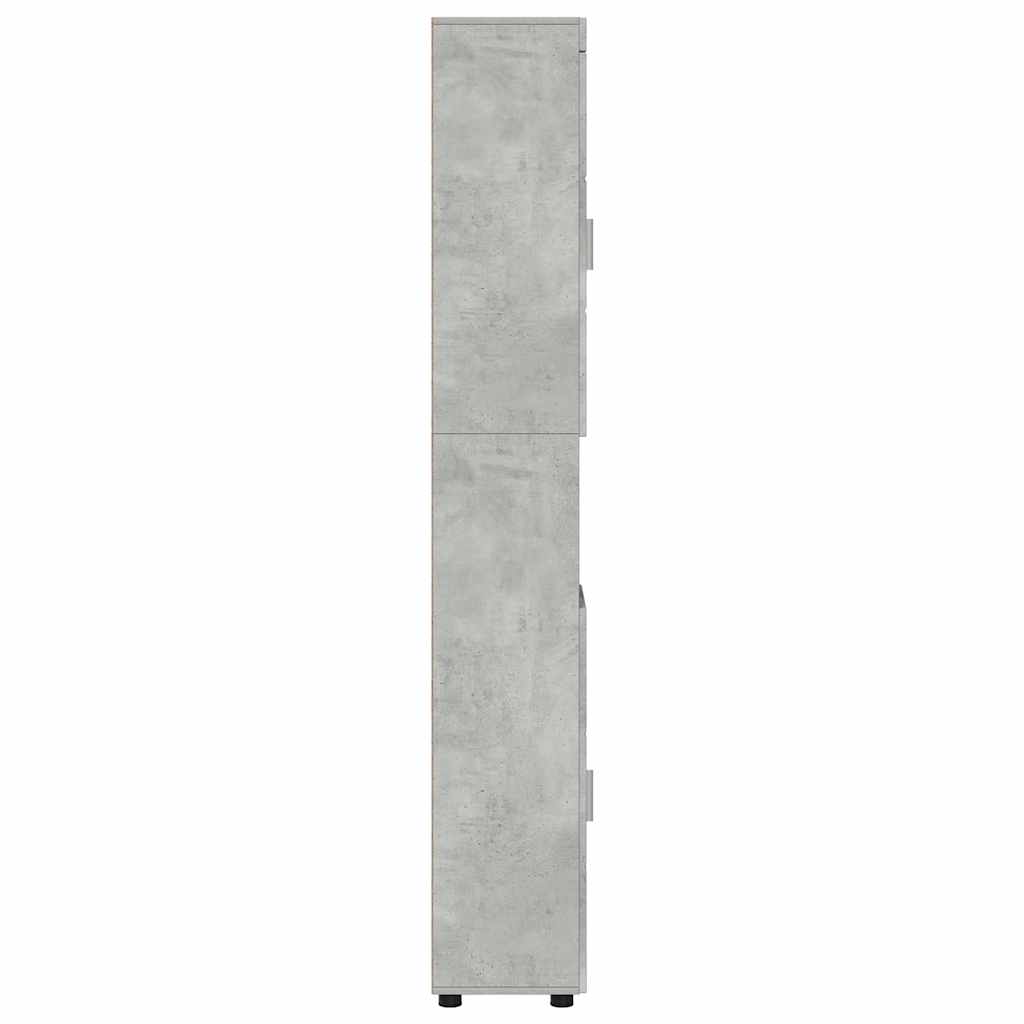 Bathroom Cabinet Set TULUM Concrete Grey 37 x 31.5 x 203 cm