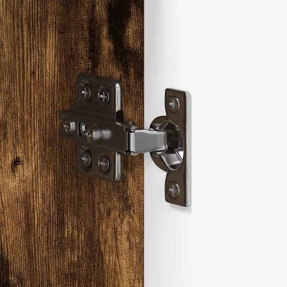 Bathroom Cabinet Set TULUM Smoked Oak 37 x 31.5 x 203 cm