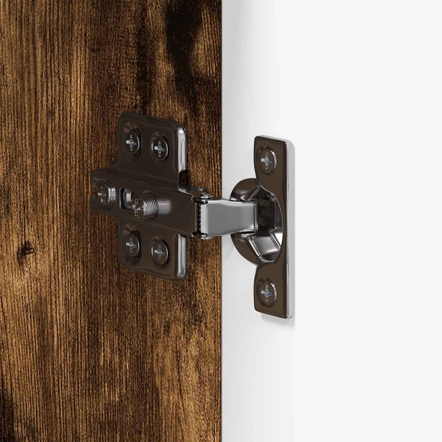 Bathroom Cabinet Set TULUM Smoked Oak 37 x 31.5 x 203 cm
