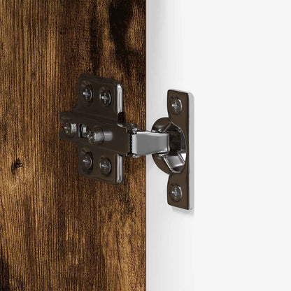 Bathroom Cabinet Set TULUM Smoked Oak 37 x 31.5 x 203 cm