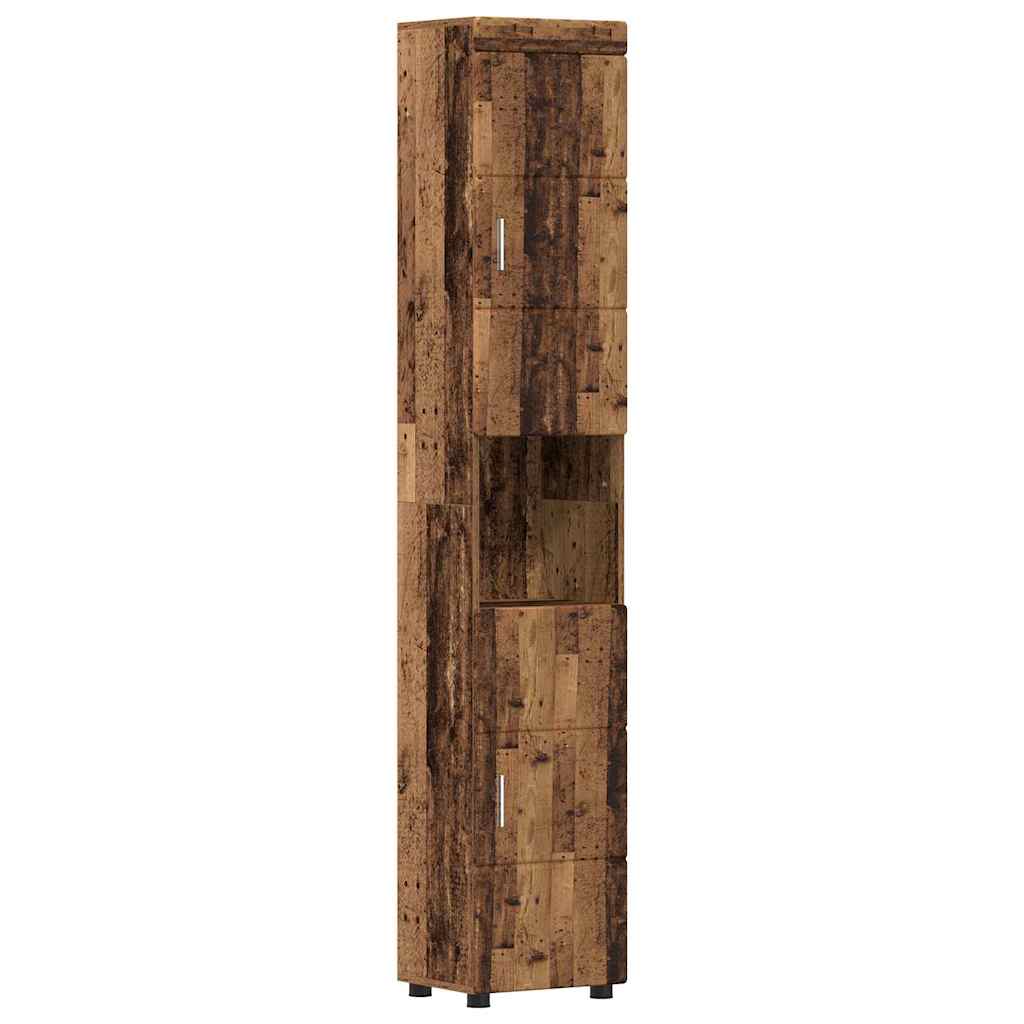 Bathroom Cabinet Set TULUM Old Wood 37 x 31.5 x 203 cm