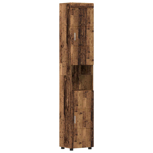 Bathroom Cabinet Set TULUM Old Wood 37 x 31.5 x 203 cm