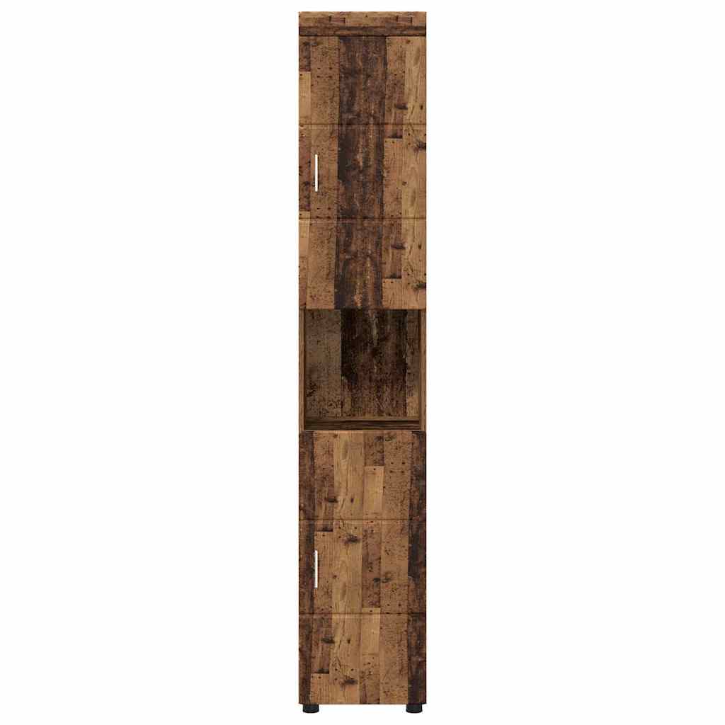 Bathroom Cabinet Set TULUM Old Wood 37 x 31.5 x 203 cm