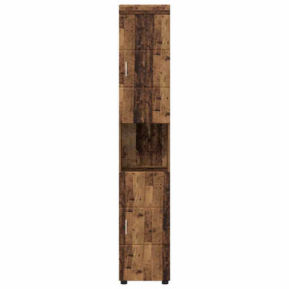 Bathroom Cabinet Set TULUM Old Wood 37 x 31.5 x 203 cm
